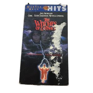 The Witches‎ of Eastwick VHS Tape Warner Bros Vintage Movie Cher Jack Nicholson